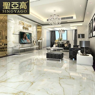 圣亞高瓷磚 打造客廳優(yōu)雅空間的800X800全拋釉玻化磚